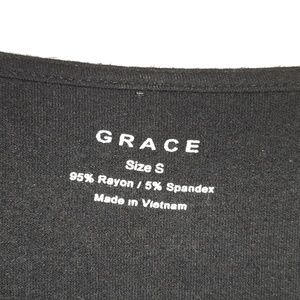 Form Fitting Black Shirt
